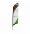 BANDERA FORMA PLUMA 2 M