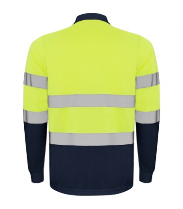 POLO POLARIS  MANGA LARGA AMARILLO FLUOR