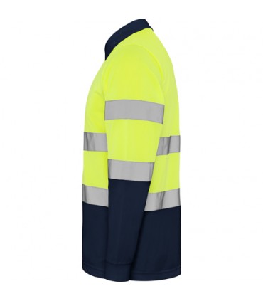 POLO POLARIS  MANGA LARGA AMARILLO FLUOR