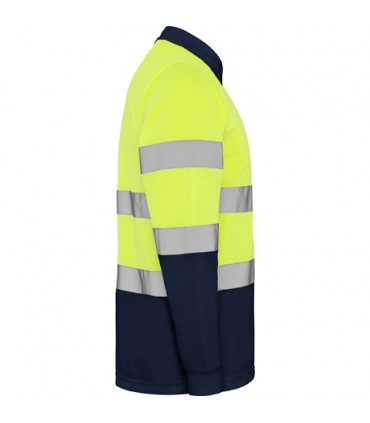 POLO POLARIS  MANGA LARGA AMARILLO FLUOR