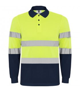 POLO POLARIS  MANGA LARGA AMARILLO FLUOR
