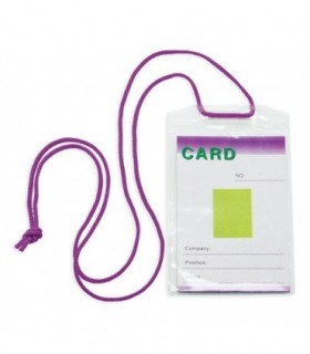 IDENTIFICADOR CON CORDON LILA